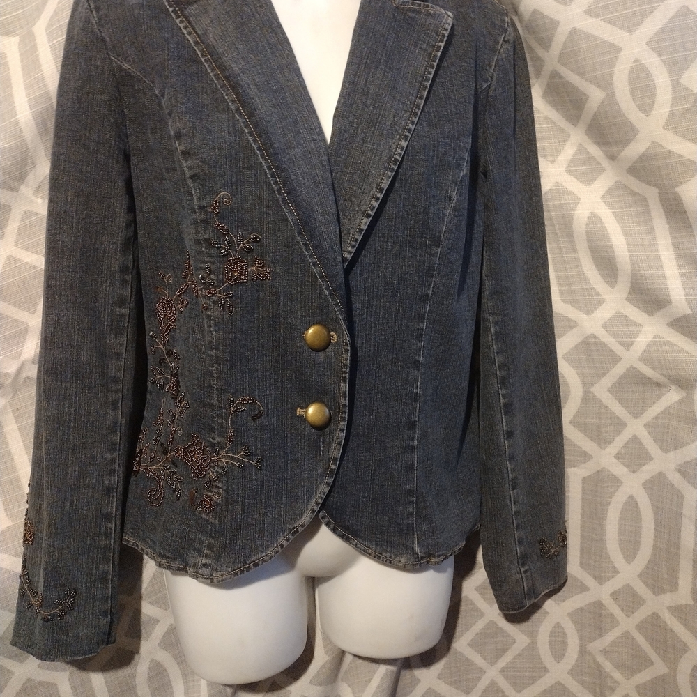 Embroidered Denim Jacket